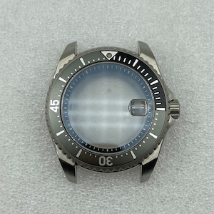 43,5 mm titanboett modifierad klockarmband av högkvalitativt titanboett för nh35 nh36 automatiskt mekaniskt urverk Klocktillbehör A2
