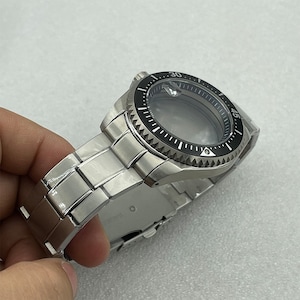 43,5 mm titanboett modifierad klockarmband av högkvalitativt titanboett för nh35 nh36 automatiskt mekaniskt urverk Klocktillbehör bild 9