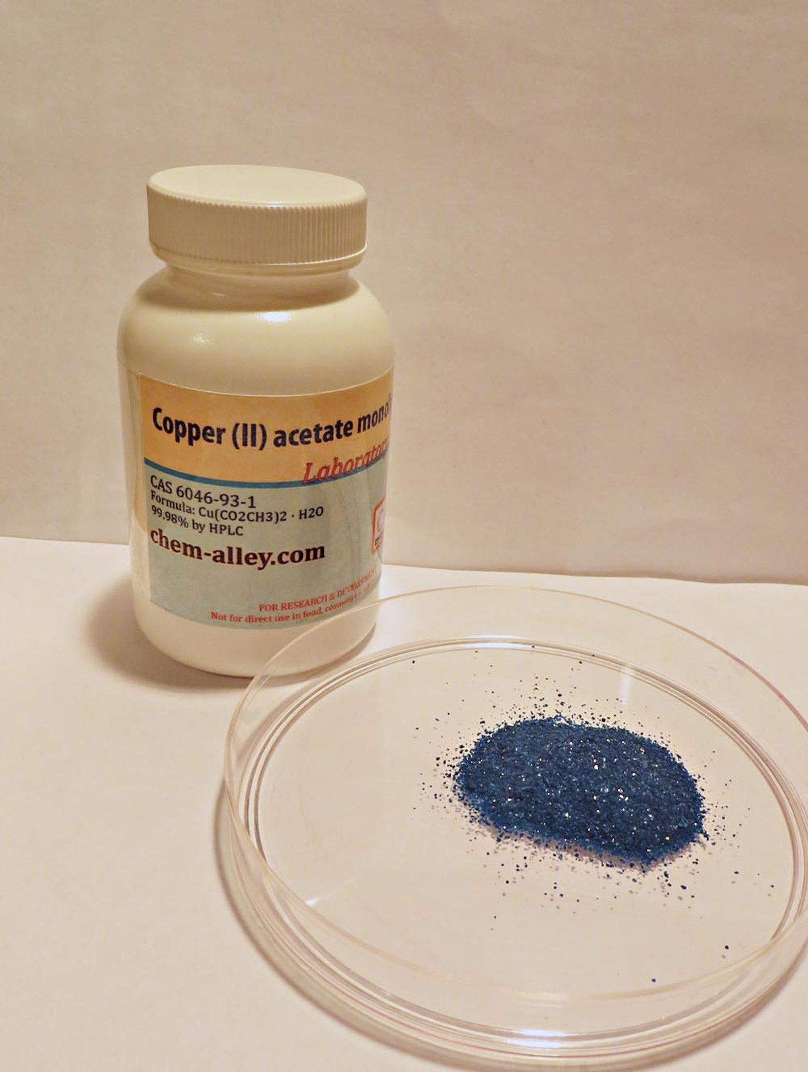 Copper II acetate 99.97 200 gr Etsy