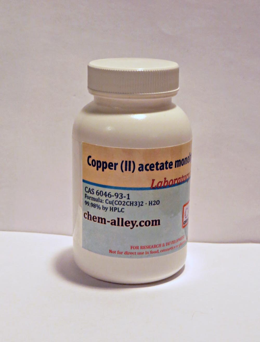 Copper II acetate 99.97 200 gr Etsy