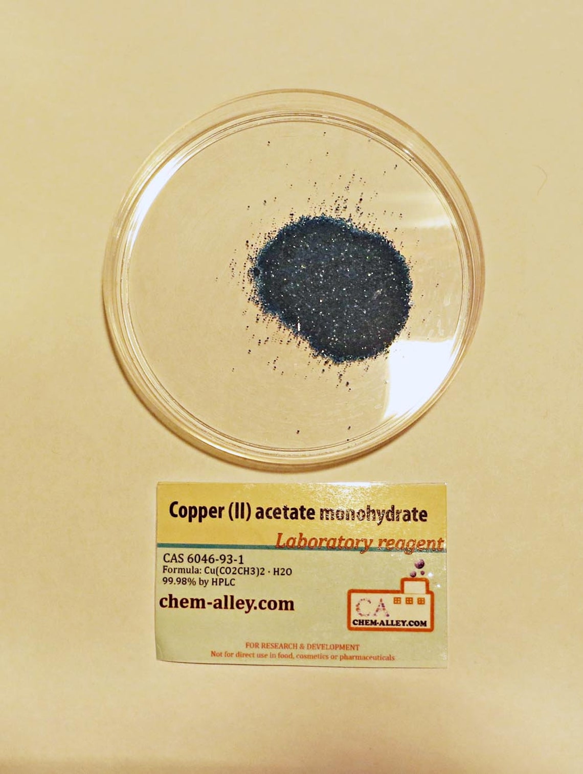 Copper II acetate 99.97 200 gr Etsy