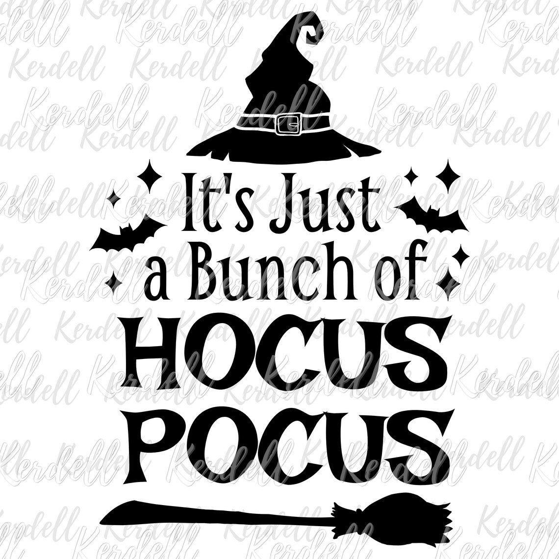 It's Just a Bunch of Hocus Pocus Svg Halloween Svg Hocus - Etsy