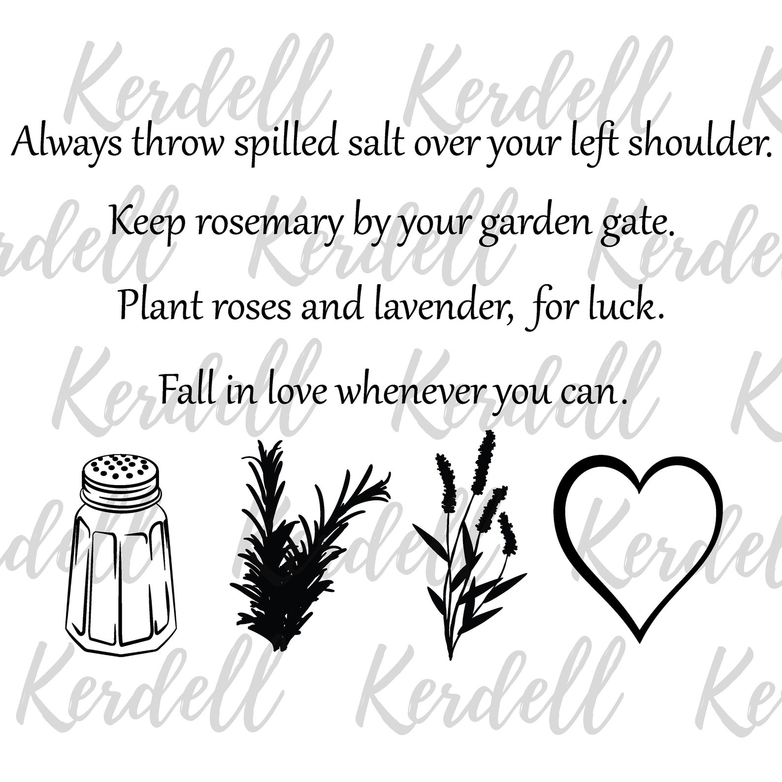 Practical Magic Quote SVG Always Throw Salt Over Your Left Etsy