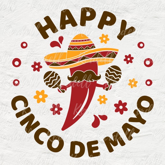 Happy Cinco De Mayo Sombrero Peppers T-Shirt Happy Cinco De Mayo Sombrero Peppers T-Shirt