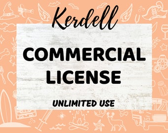 Commercial License For Kerdell Shop - Unlimited Extended Commercial License for ALL Digital Downloads