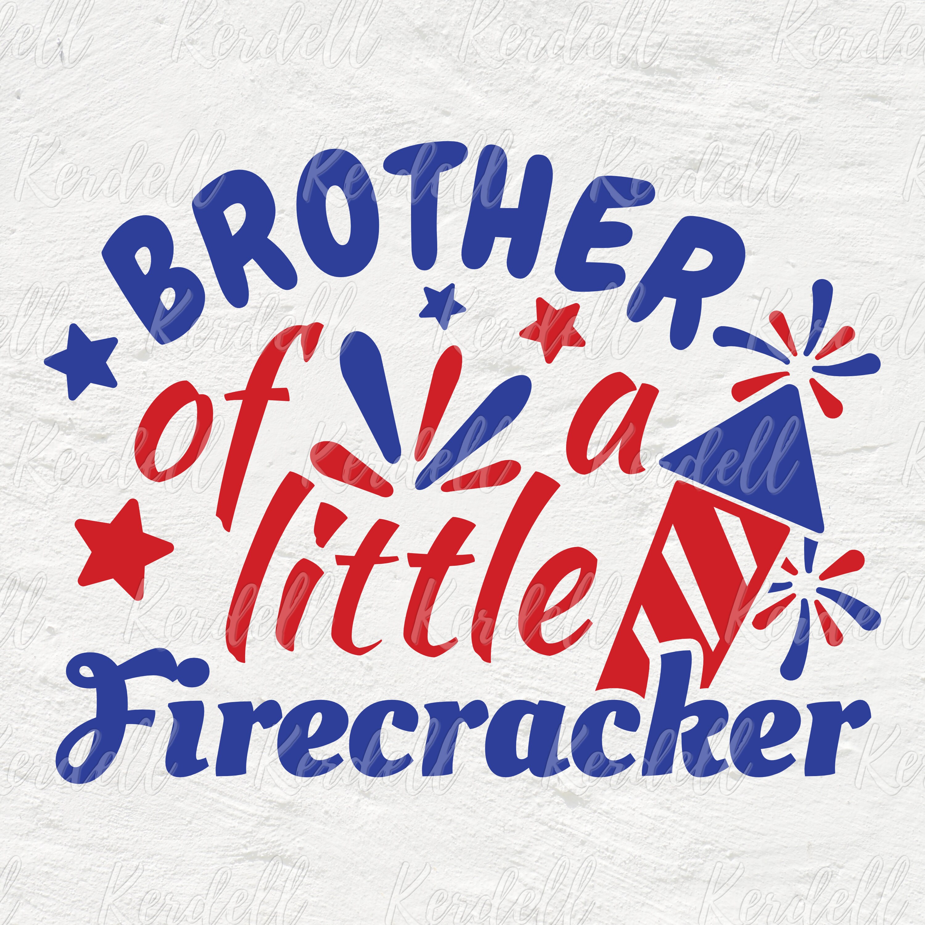 Little Firecracker Family Bundle SVG, 4th of July Svg, Patriotic Family ...