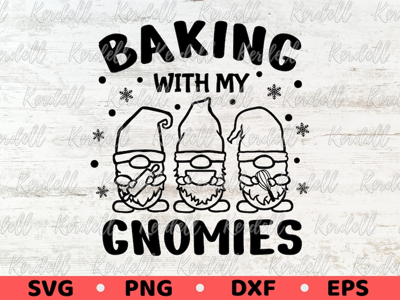 Baking with my gnomies svg gnome apron svg funny baking team  etsy Baking with my gnomies svg gnome apron svg funny baking team  etsy