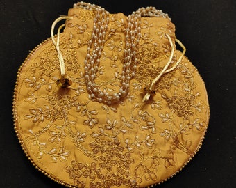 Radhykrishnafashions Borsa da donna indiana Potli per