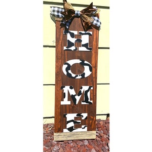 Cow Svg Laser - Porch leaner - Cow Welcome Sign - Cow HOME door hanger svg - Laser SVG