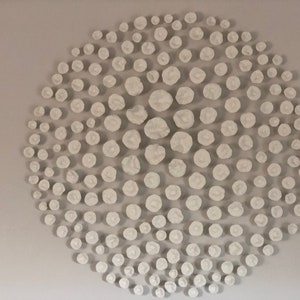 Handmade Clay Wall Sculpture DIY Design 100 pieces image 8