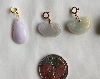 未処理100%天然グレードA翡翠 ビルマ産天然翡翠 ラッキーシック