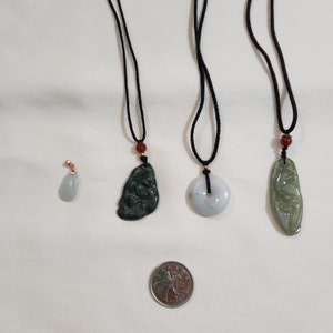 Clearance Untreated 100% Natural Grade A Jadeite Genuine Burmese Jade Handmade Carved Pendant Necklace Parrot Bird