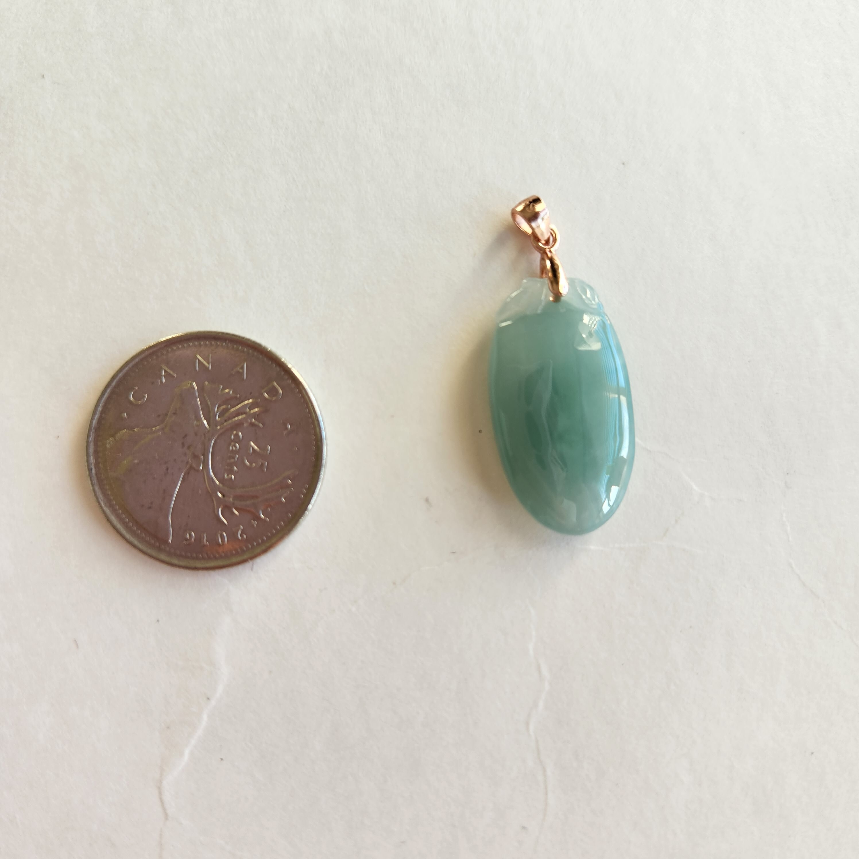 ビルマ　翡翠　ペンダント？　骨董 幸運 | 富 | ビルマ翡翠 氷黄色翡翠 輝く未焼成 大玉面 10mm