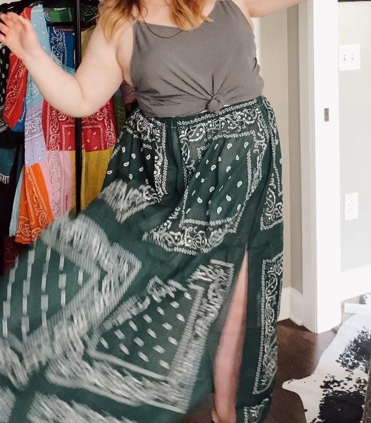 Bandana Skirt - Etsy