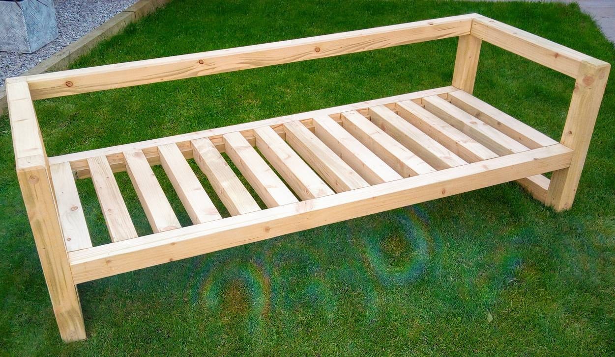 Hand Crafted Garden Club Three Seater Sofa. Also Available as Etsy UK