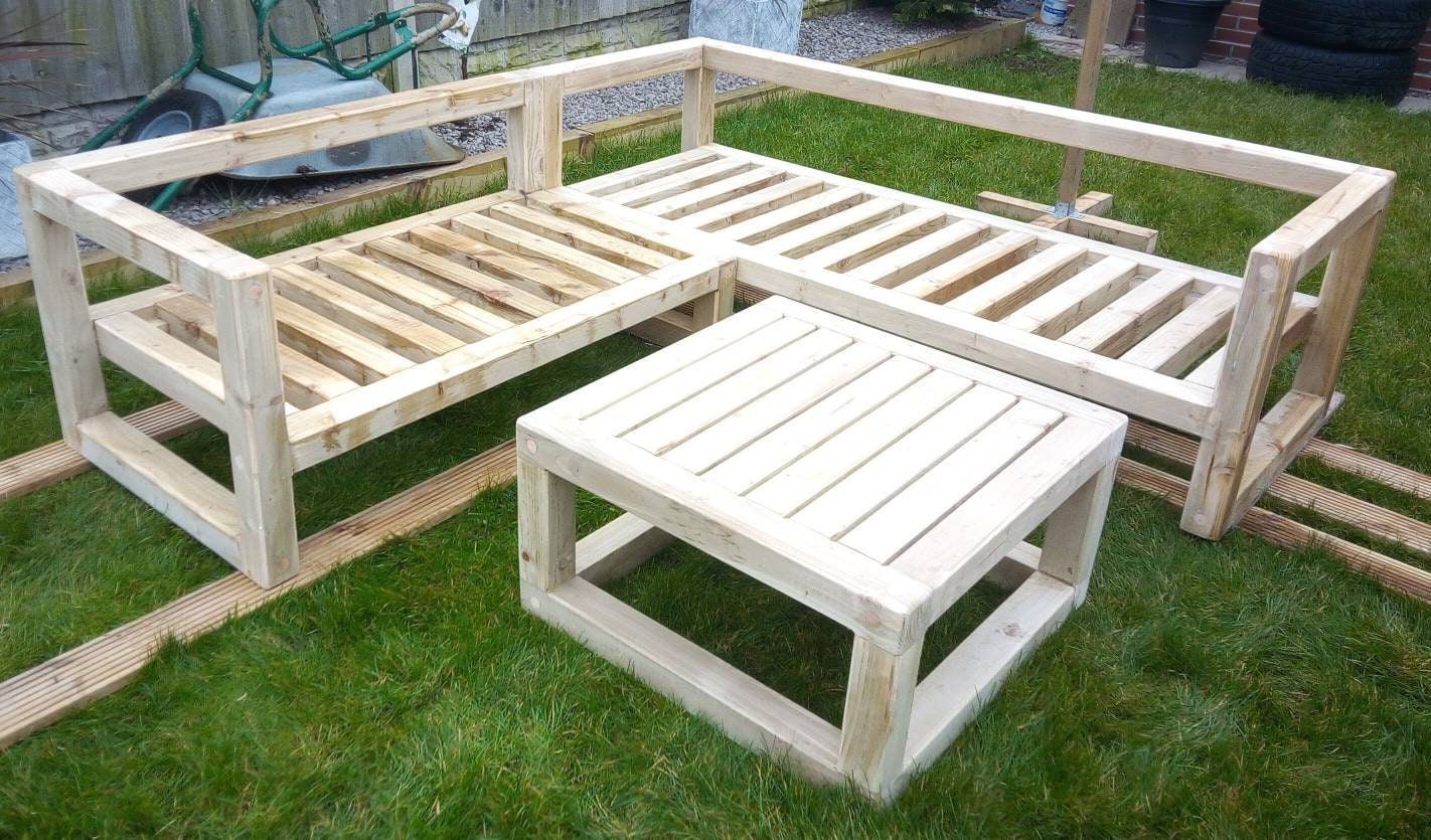 Outdoor corner sofa set Etsy
