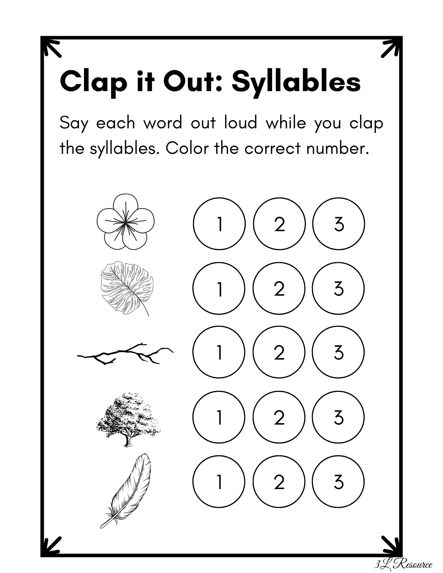 clap-it-out-syllables-worksheet-kindergarten-preschool-etsy