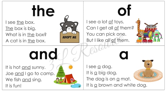 INSTANT DOWNLOAD 100 Printable Fry Sight Word Flash Cards With Sentences. Pre K, Kindergarten, 1st Grade Sight, High Frequency, Learning - Etsy New Zealand INSTANT DOWNLOAD 100 Printable Fry Sight Word Flash Cards With Sentences. Pre K, Kindergarten, 1st Grade Sight, High Frequency, Learning - Etsy New Zealand