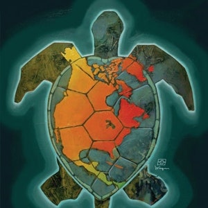 Carte pour correspondance, Île aux Tortues//Autochtone//
