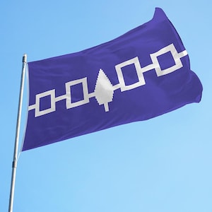 Flag - Haudenosaunee Flag,  5'x3'//indigenous// Native people//Five Nations