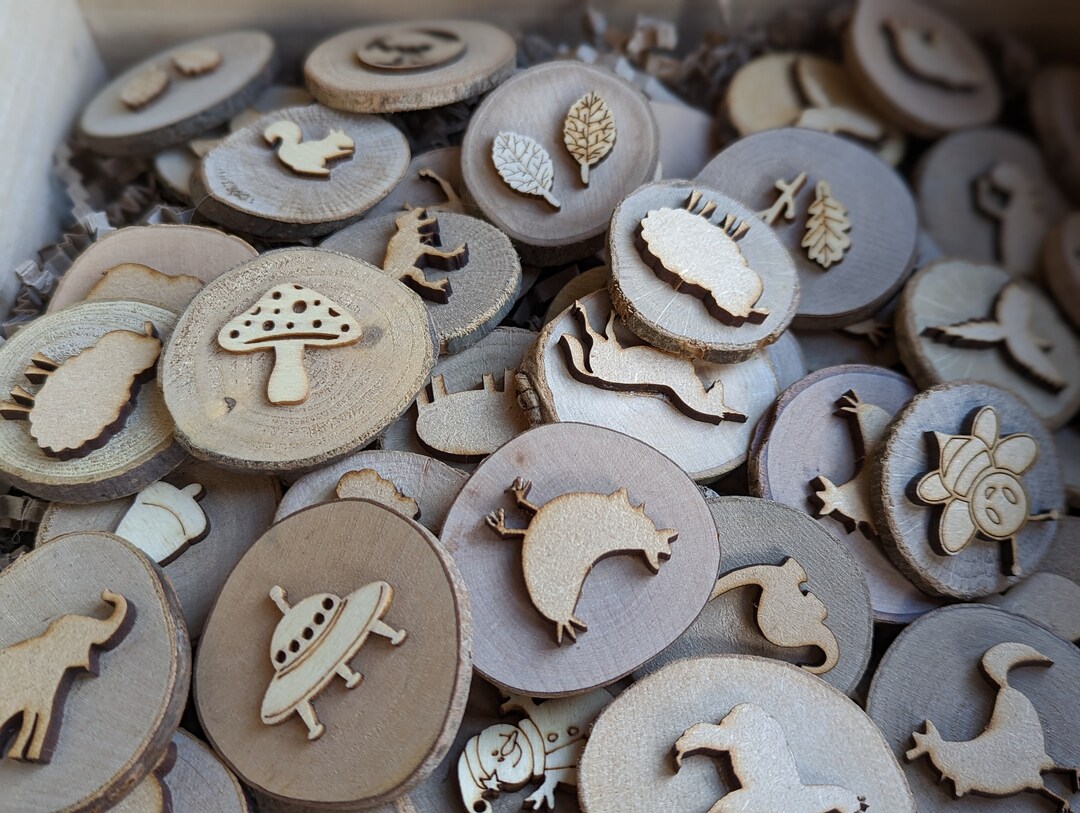 Pick 'n' Mix Playdough Stamps Sensory Play Natural Etsy