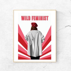 Feminist print/Feminist art/Feminist poster/Feminism/Feminist/Gift for her/Digital illustration/Girl power print/Female print/Australia shop