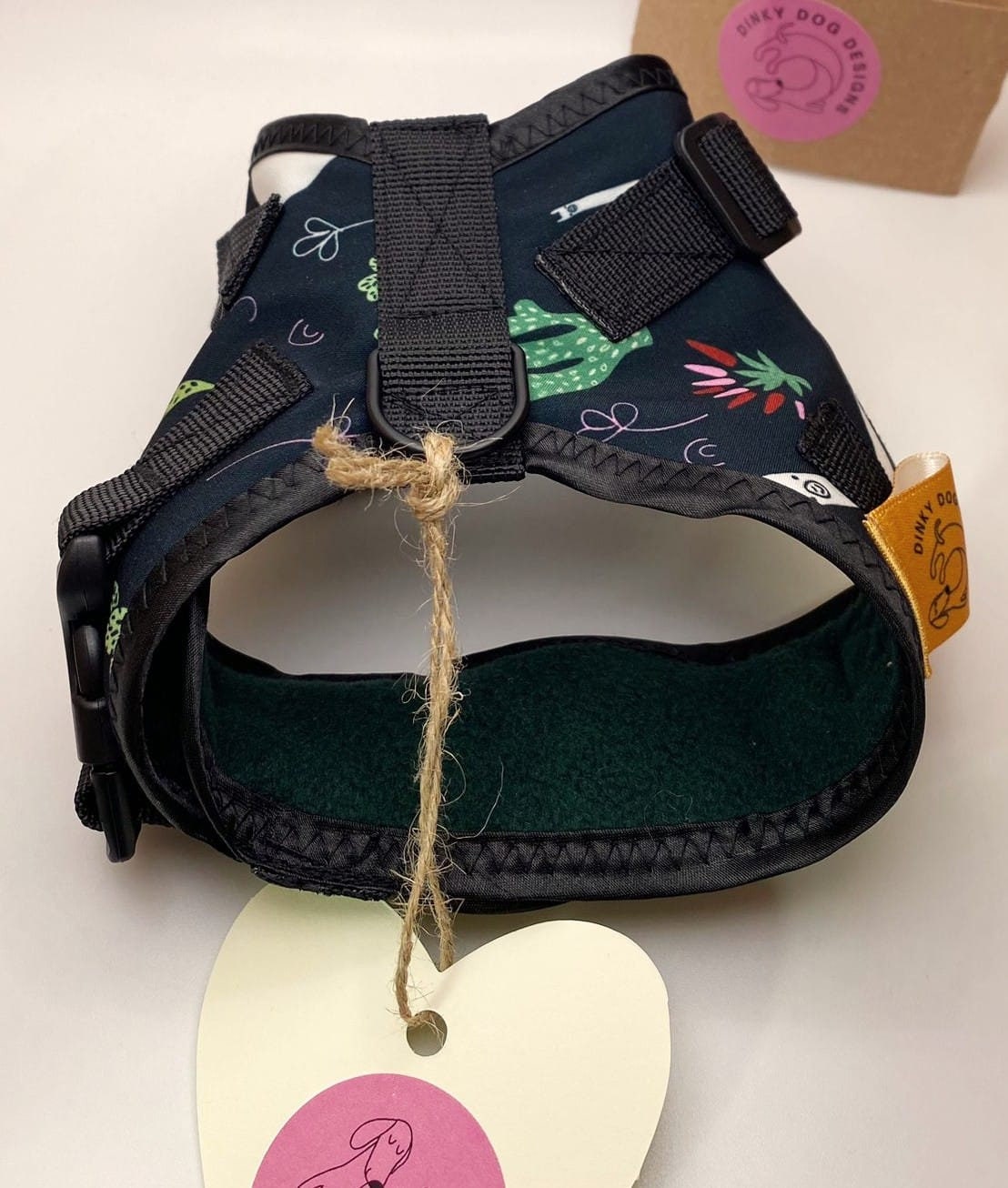 Dog Harness No Rub Llama & Cactus Etsy