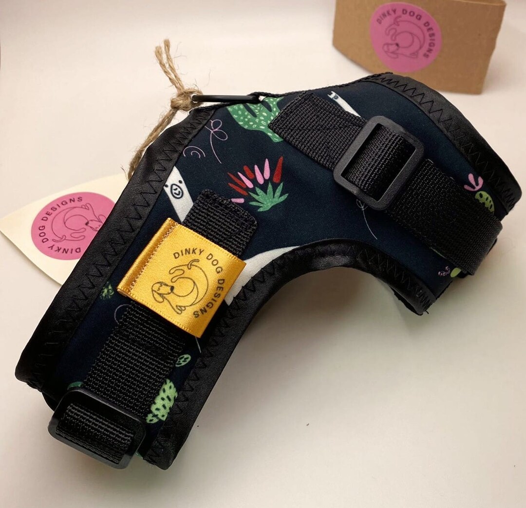 Dog Harness No Rub Llama & Cactus Etsy