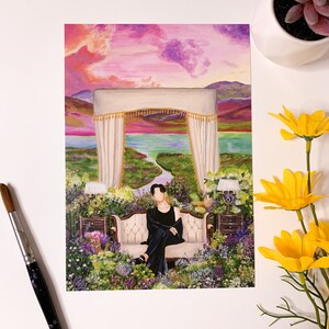 BTS BE Konzept Raum Jimin Art Print / Jimin Fanart / BTS Fanart / K-Pop Art Print