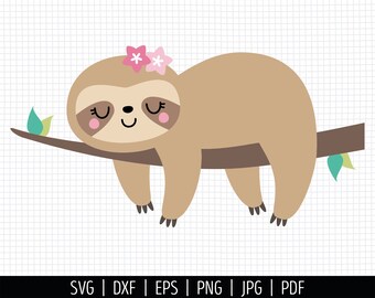 Vector De Oso Perezoso Etsy Vector De Oso Perezoso Etsy