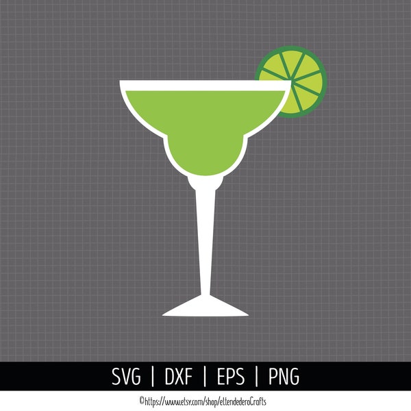 Margarita Glass SVG. Cinco de Mayo Cut Files. Lime Glasses PNG Clipart. Cocktail Icon Vector Shape Monogram Cutting Machine dxf eps Download