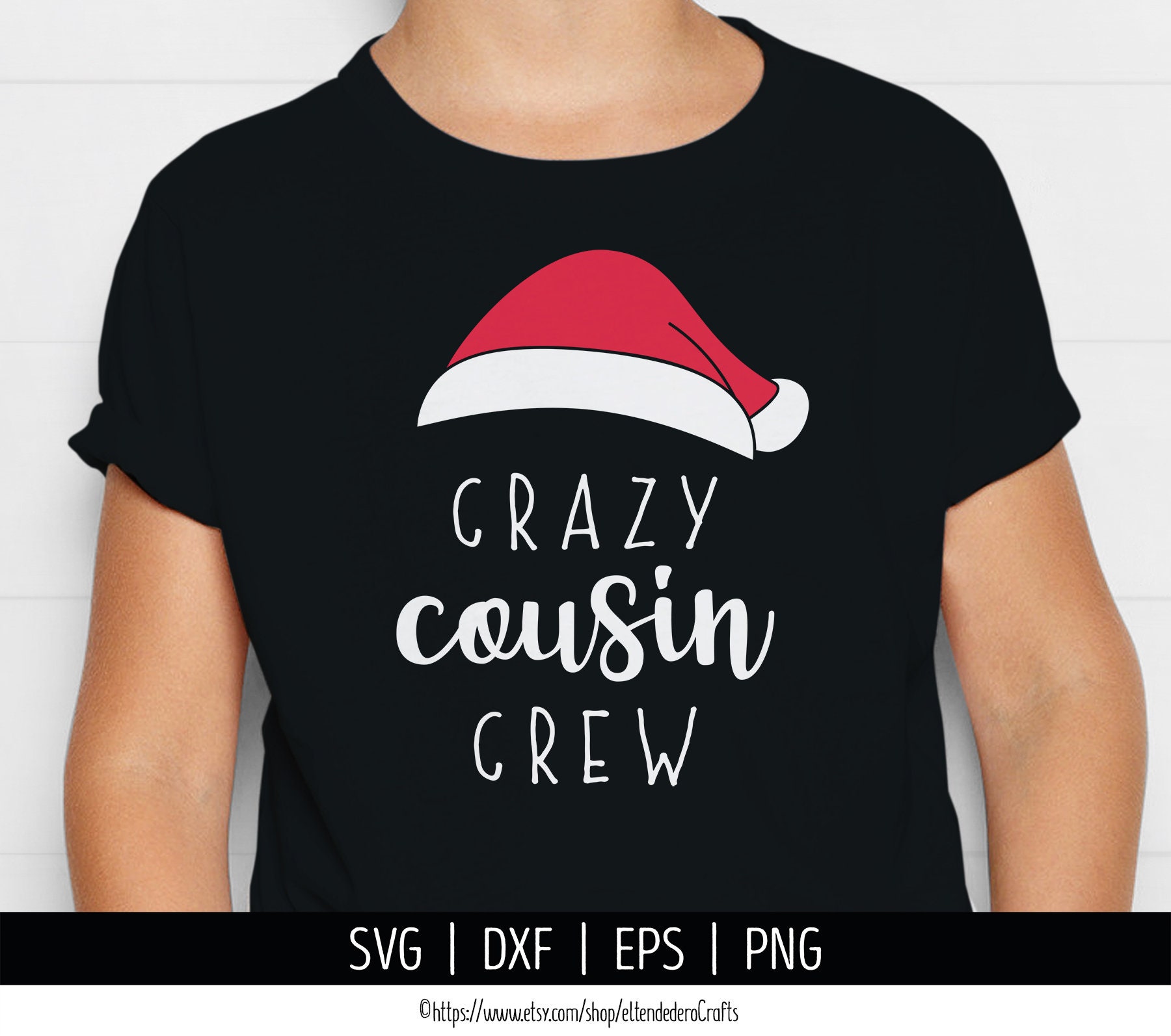 Crazy Cousin Crew Christmas SVG. Group Christmas Shirt Cut | Etsy