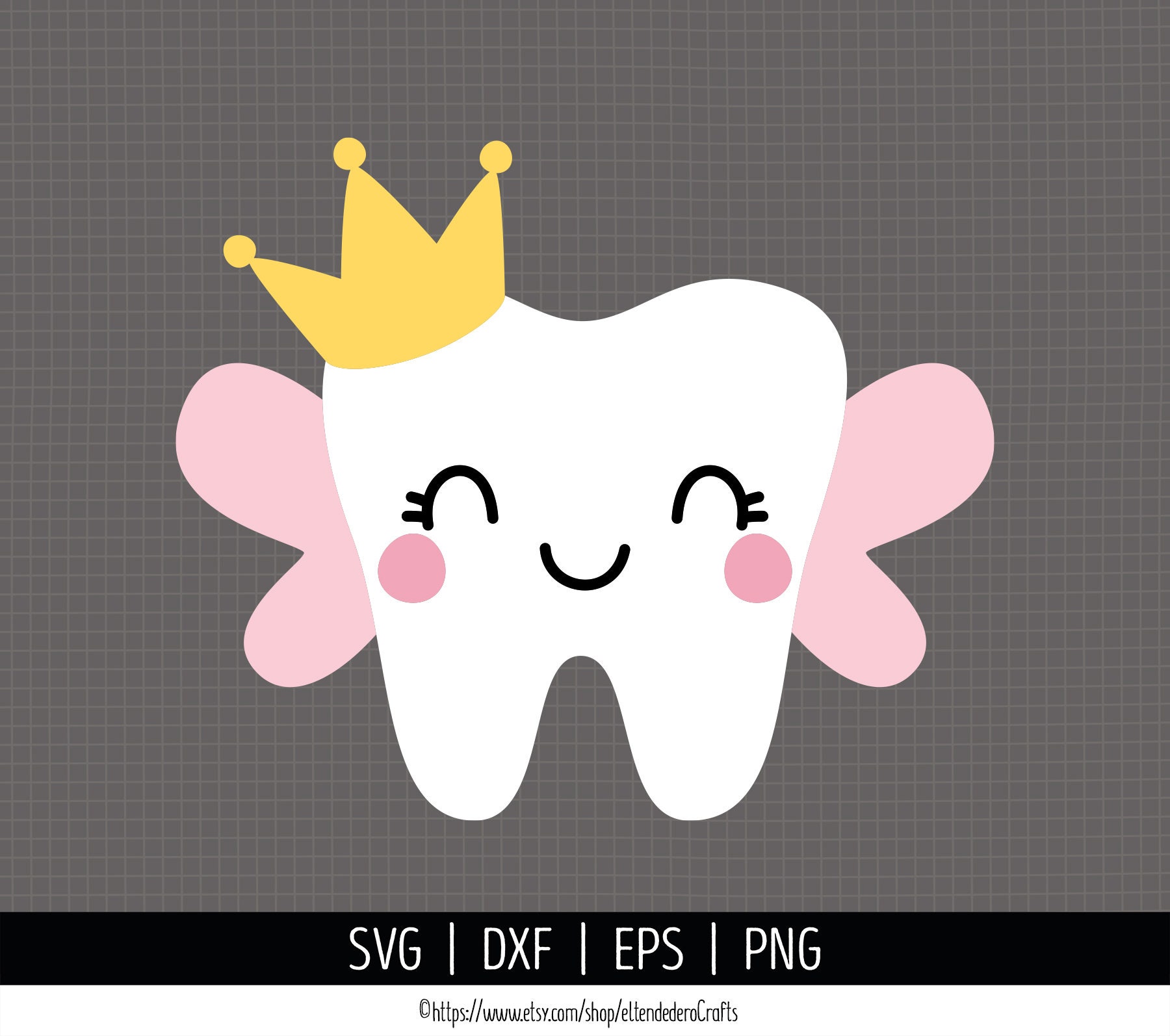 Tooth Fairy SVG Clipart, Teeth Fairy Digital Download, Kids Tooth Fairy Eps  Png Dxf Printable, Tooth Fairy Vector Files 