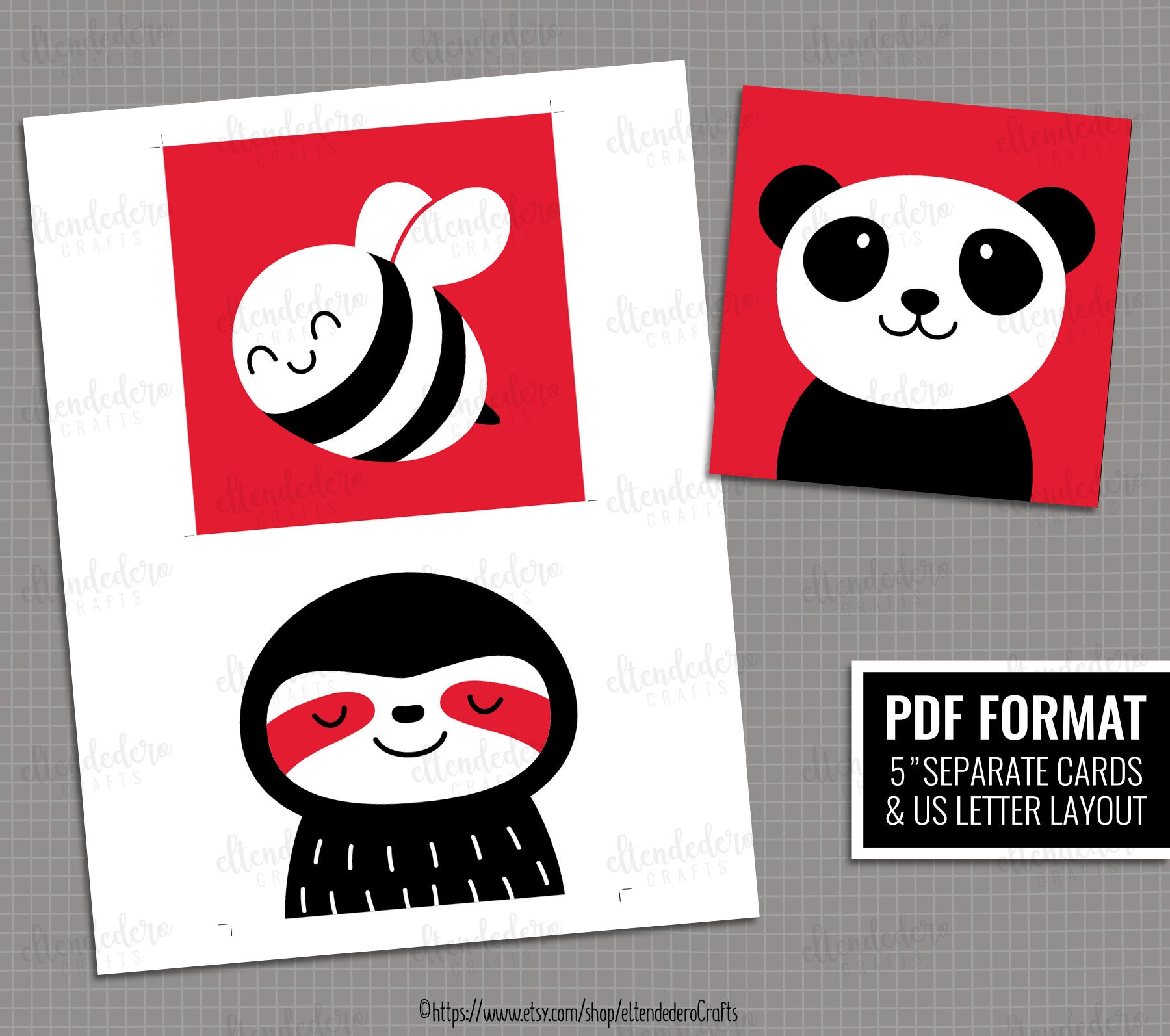 PRINTABLE High Contrast Baby Cards. Monochrome Sensory Flash Cards