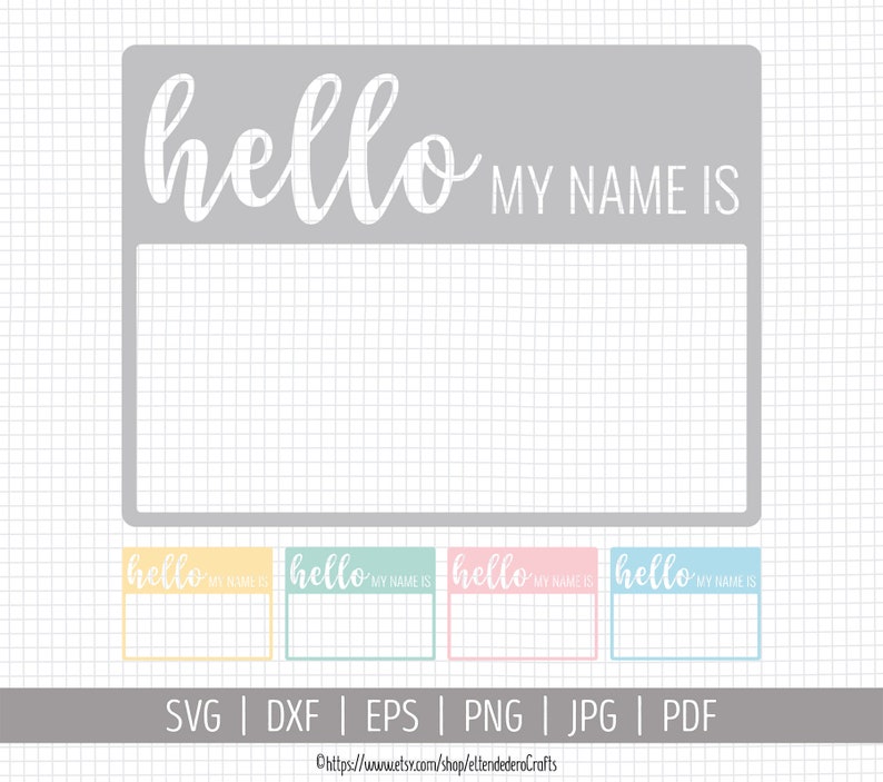 Download Digital Instant Download Dxf Eps Newborn Signsbundle Baby Photo Prop Cards Baby Name Tag Cut Files Hello My Name Is Svg Jpg Png Pdf Clip Art Art Collectibles