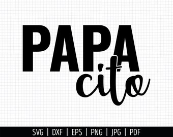 Papacito SVG. Papa Cito Cut Files. Spanish Padre PNG Clipart. - Etsy UK