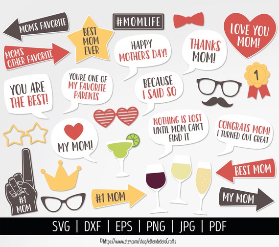 Free Printable Mothers Day Photo Props