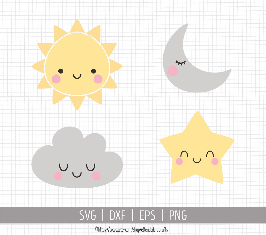 Free Star Moon Clipart - Download in Illustrator, EPS, SVG, JPG, PNG