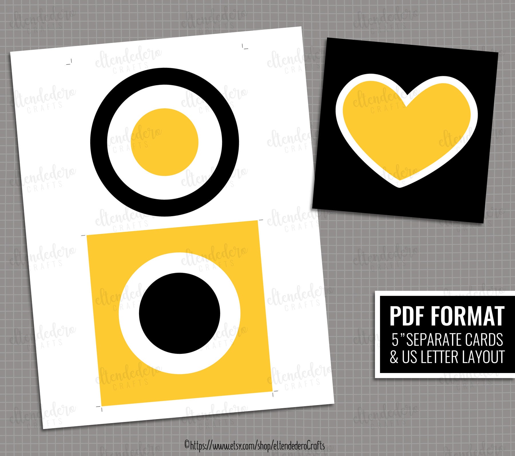 PRINTABLE High Contrast Baby Cards. Monochrome Sensory Flash Cards ...