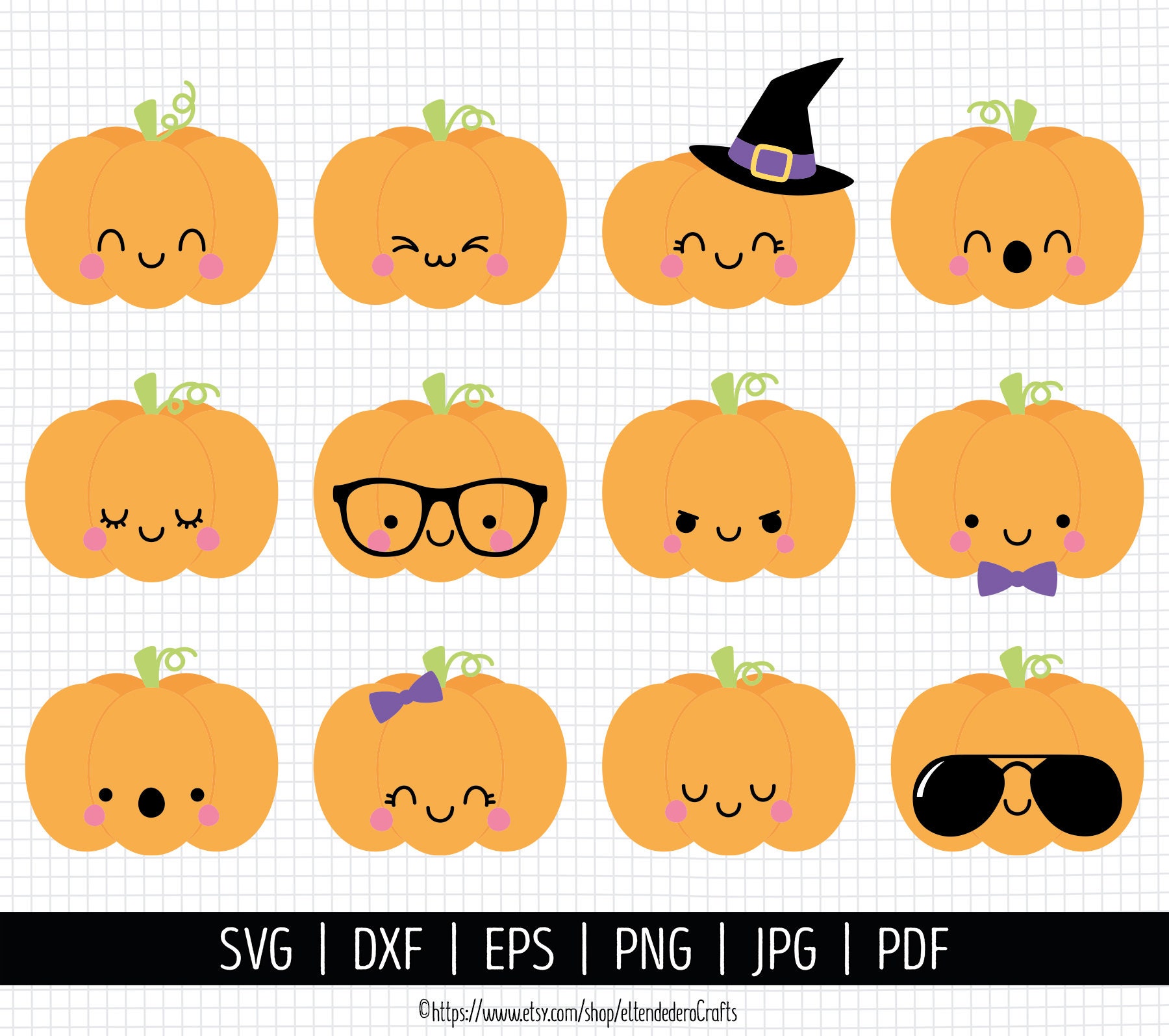 DXF Kawaii Pumpkin Svg Cutting File For Cricut And Silhouette Cute dxf-kawaii-pumpkin-svg-cutting-file-for-cricut-and-silhouette-cute