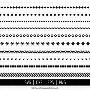 Doodle séparateurs SVG. Diviseurs de ligne dessinés à la main coupe ensemble de fichiers, bordures de texte décoratives PNG, vecteur Page diviseur Clipart. Fichiers numériques dxf eps
