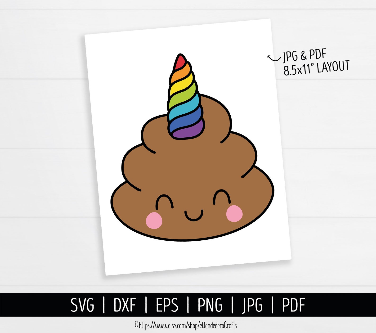 SVG Cacas. Archivos de Corte Cacas Emoji. Clipart Caquitas con Etsy