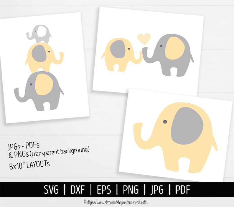 Free Free 246 Yellow Elephant Svg SVG PNG EPS DXF File