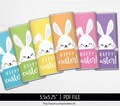 Easter Chocolate Bar Wrappers. Classroom Happy Easter Bunny Large Candy Bar Labels. Digital PDF Easter Candies Treat Wraps Decor Download