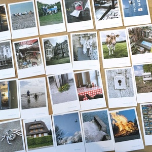 Postkartenset mit 24 verschiedenen Postkarten – spannende Fotos und schöne Wörter, die Spaß machen