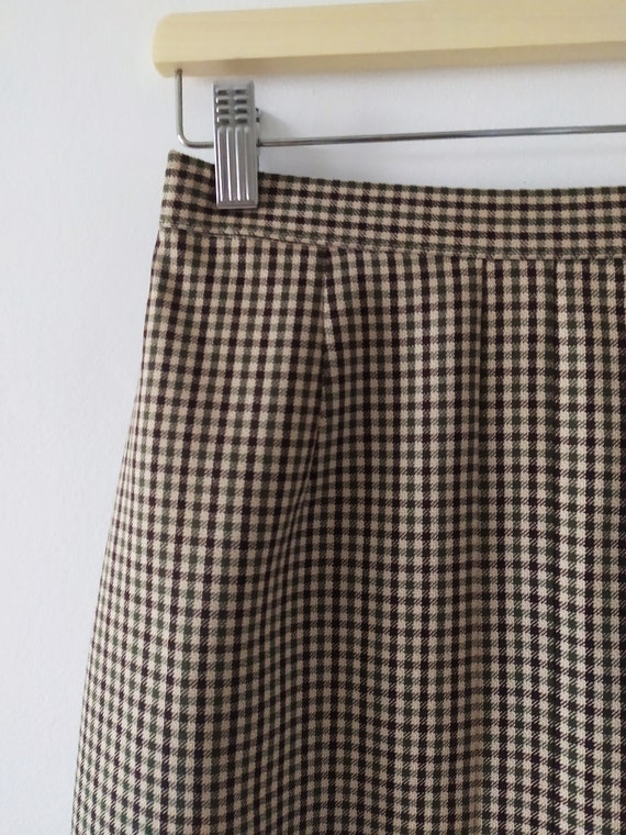 Vintage check pattern pencil skirt, 1990s, St Mic… - image 3