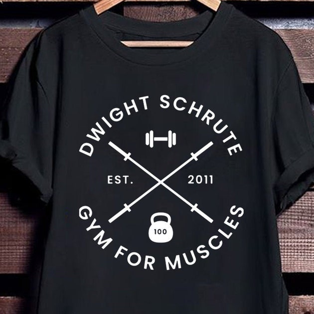 The Office Shirt, The Office Gift, Dwight Schrute Shirt, Dwight Schrute Gift, Dwight Schrute Gym For Muscles Tshirt