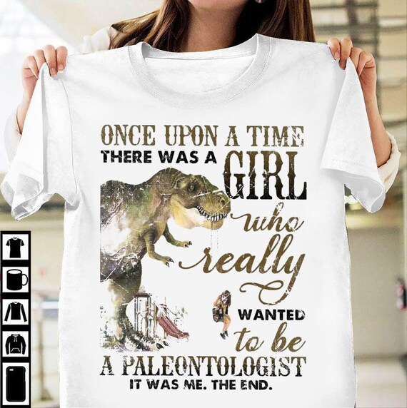 Paleontologist Shirt for Women Once 