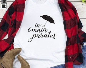 Women S Clothing Gift For Girlfriend Cute Shirt In Omnia Paratus Tshirt Gilmore Girls T Shirt Tops Tees T Shirts Embankmentfilms Com