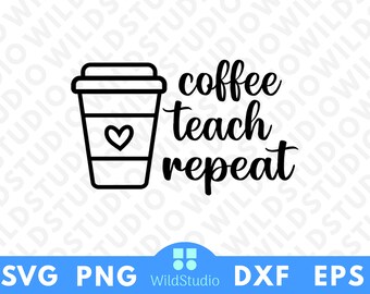Download Teach Repeat Svg Etsy
